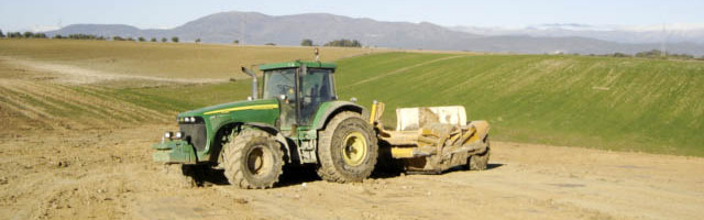 Nivelación láser en grandes superficies